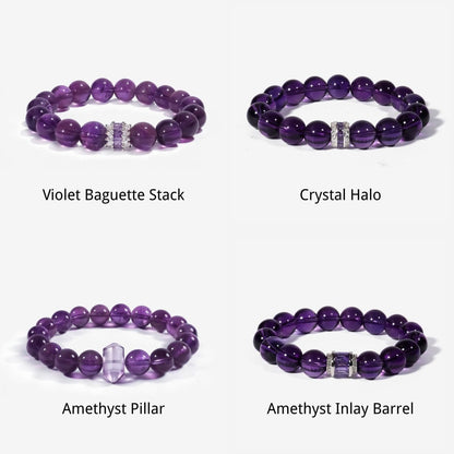 Royal Amethyst Bracelet — Select by JWPatronus – natural crystal bracelet for women
