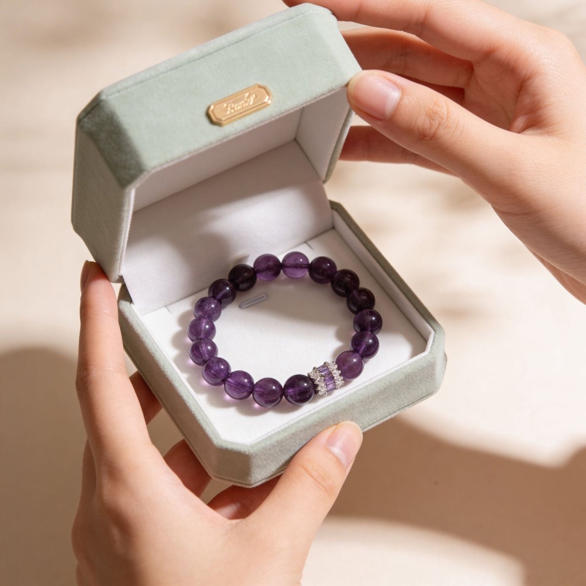 Royal Amethyst Bracelet — Select by JWPatronus – natural crystal bracelet for women