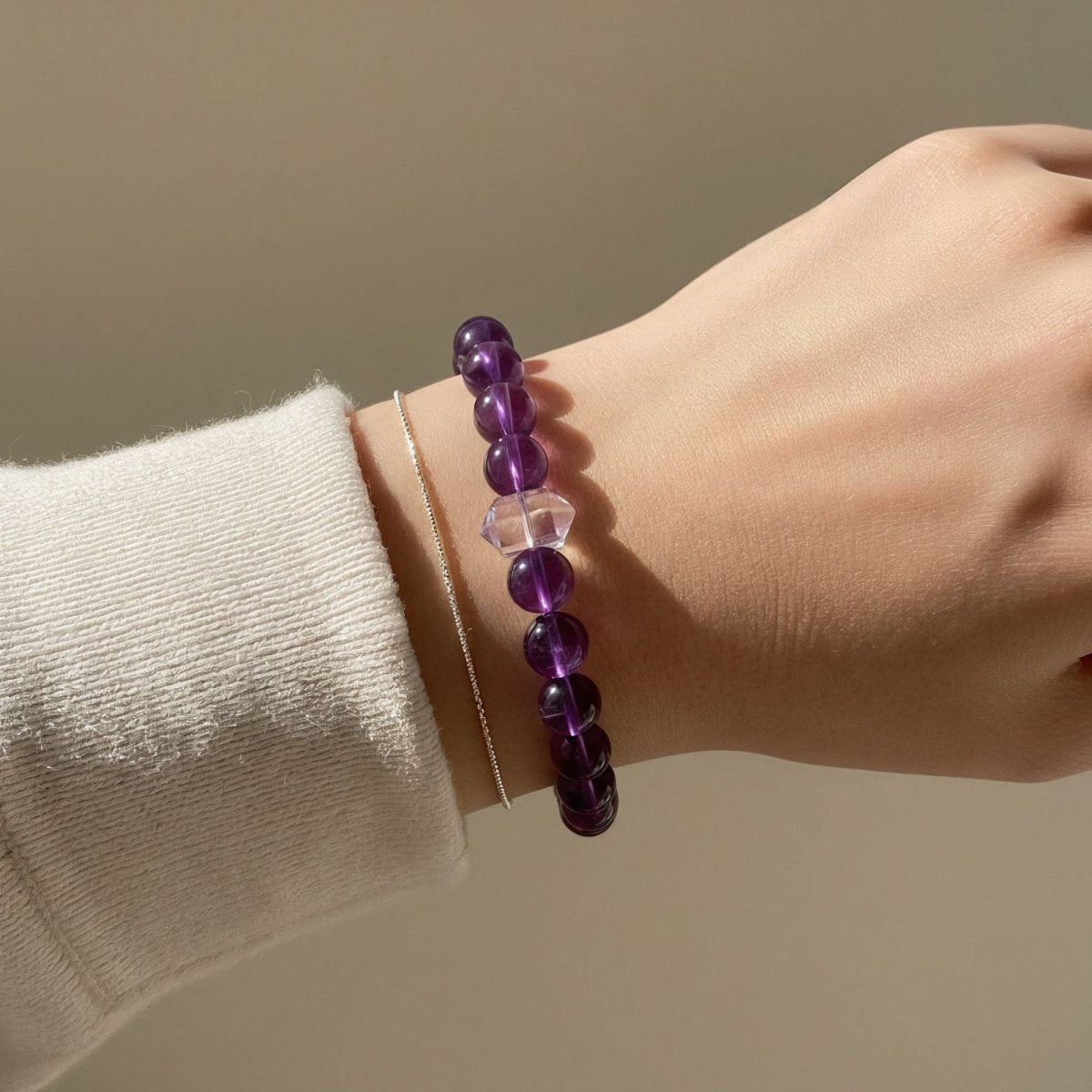 Royal Amethyst Bracelet — Select by JWPatronus – natural crystal bracelet for women