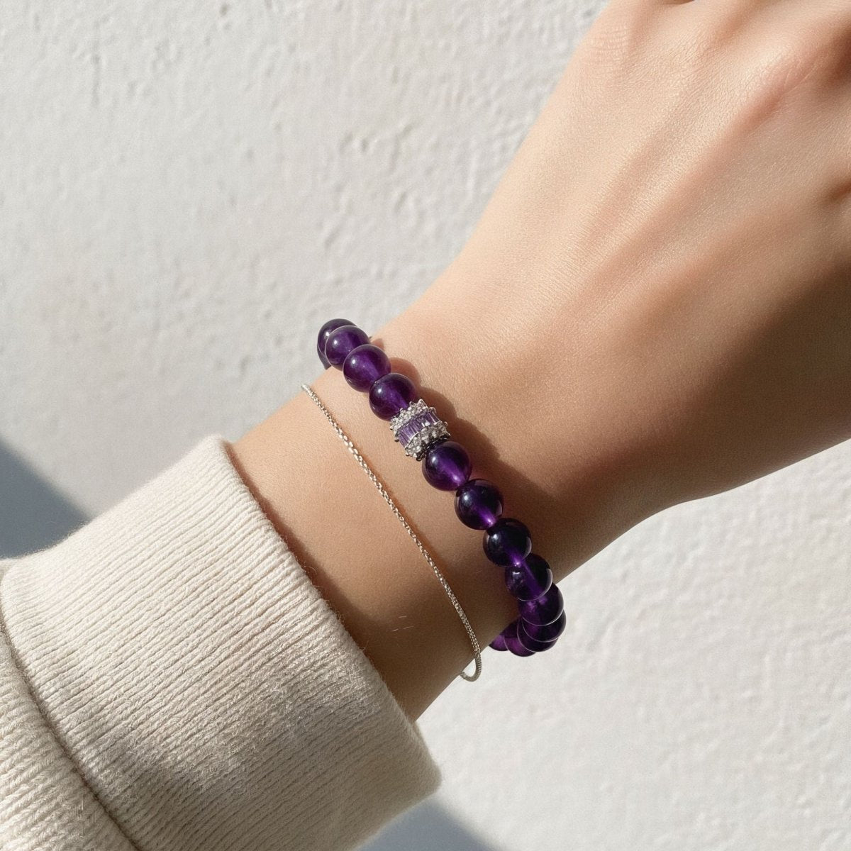 Royal Amethyst Bracelet — Select by JWPatronus – natural crystal bracelet for women