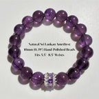 Royal Amethyst Elegance Bracelet by JWPatronus – natural crystal bracelet for women