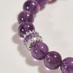 Royal Amethyst Elegance Bracelet by JWPatronus – natural crystal bracelet for women