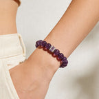 Royal Amethyst Elegance Bracelet by JWPatronus – natural crystal bracelet for women