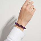 Royal Amethyst Elegance Bracelet by JWPatronus – natural crystal bracelet for women