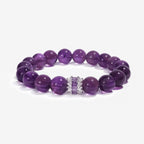 Royal Amethyst Elegance Bracelet by JWPatronus – natural crystal bracelet for women