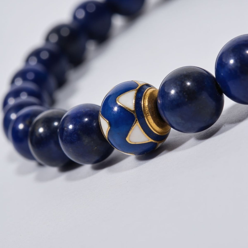 Royal Horizon Lapis Lazuli Bracelet by JWPatronus – natural crystal bracelet for women