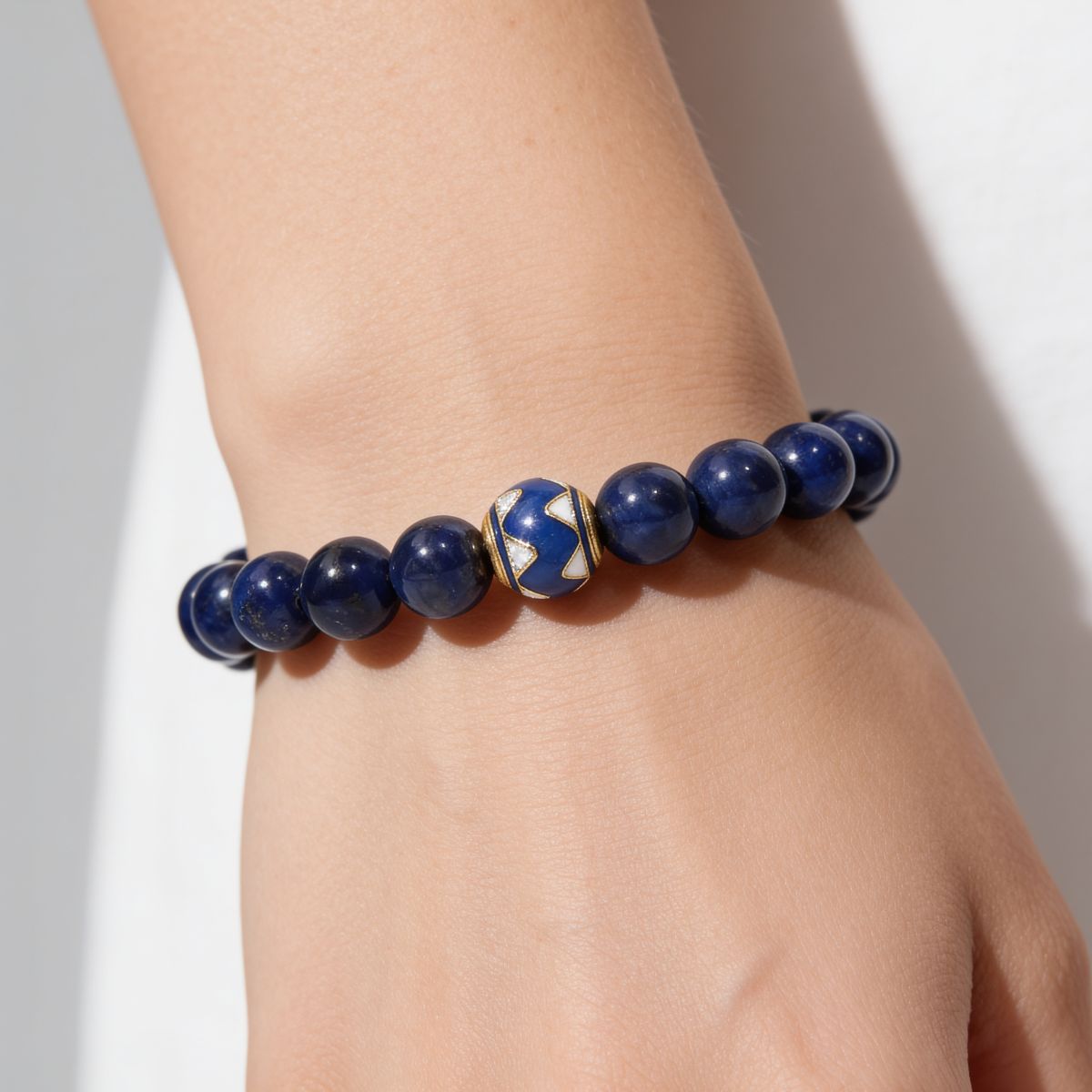 Royal Horizon Lapis Lazuli Bracelet by JWPatronus – natural crystal bracelet for women