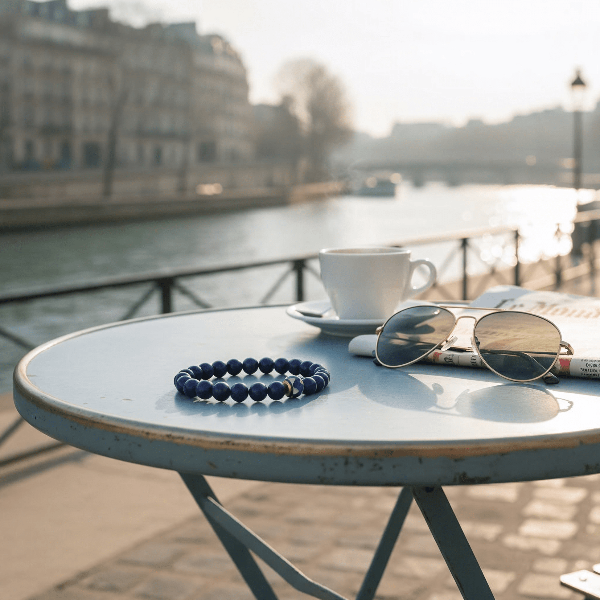 Royal Horizon Lapis Lazuli Bracelet by JWPatronus – natural crystal bracelet for women