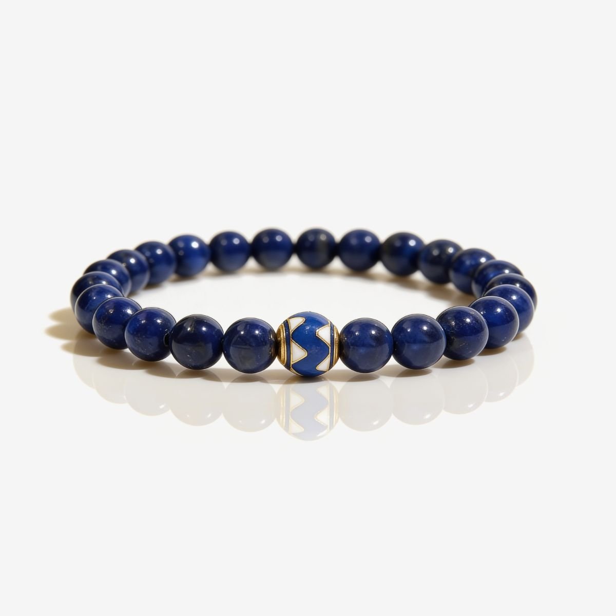 Royal Horizon Lapis Lazuli Bracelet by JWPatronus – natural crystal bracelet for women