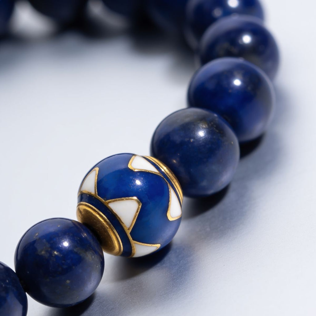 Royal Horizon Lapis Lazuli Bracelet by JWPatronus – natural crystal bracelet for women