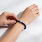 Royal Horizon Lapis Lazuli Bracelet by JWPatronus – natural crystal bracelet for women