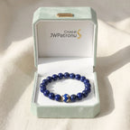 Royal Horizon Lapis Lazuli Bracelet by JWPatronus – natural crystal bracelet for women
