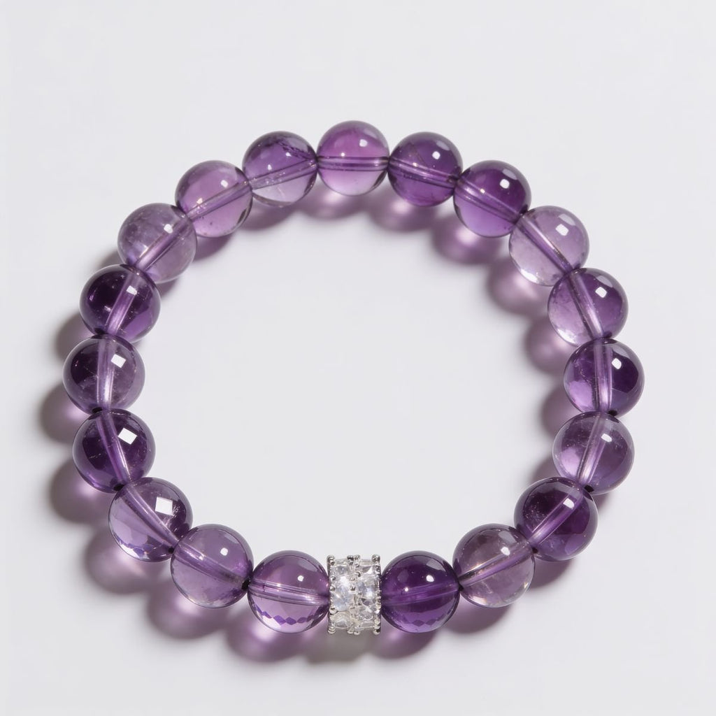 Serenity Bloom Amethyst Bracelet by JWPatronus – natural crystal bracelet for women