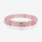 Serenity Blush Rose Quartz Bracelet by JWPatronus – natural crystal bracelet for women