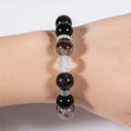 Shadow’s Embrace Obsidian Bracelet by JWPatronus – natural crystal bracelet for women