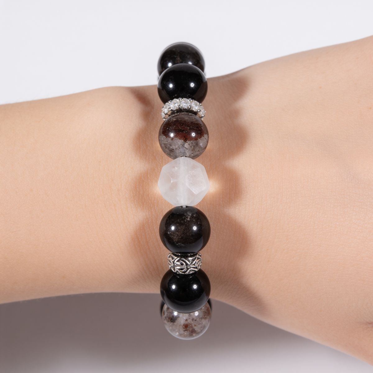 Shadow’s Embrace Obsidian Bracelet by JWPatronus – natural crystal bracelet for women