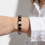 Shadow’s Embrace Obsidian Bracelet by JWPatronus – natural crystal bracelet for women