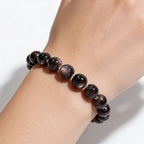 Silent Guardian Obsidian Bracelet by JWPatronus – natural crystal bracelet for women