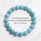 Skybound Turquoise Beaded Bracelet by JWPatronus – natural crystal bracelet for women