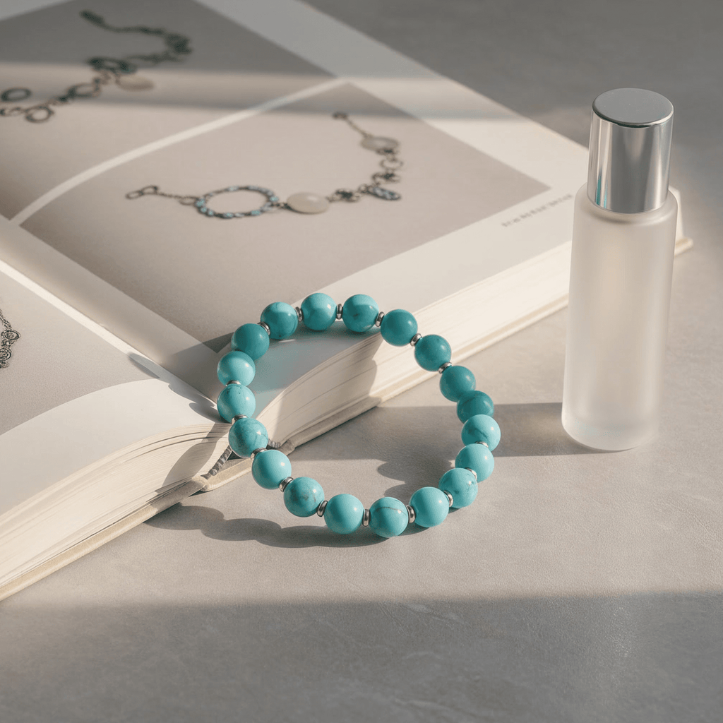 Skybound Turquoise Bracelet by JWPatronus – natural crystal bracelet for women