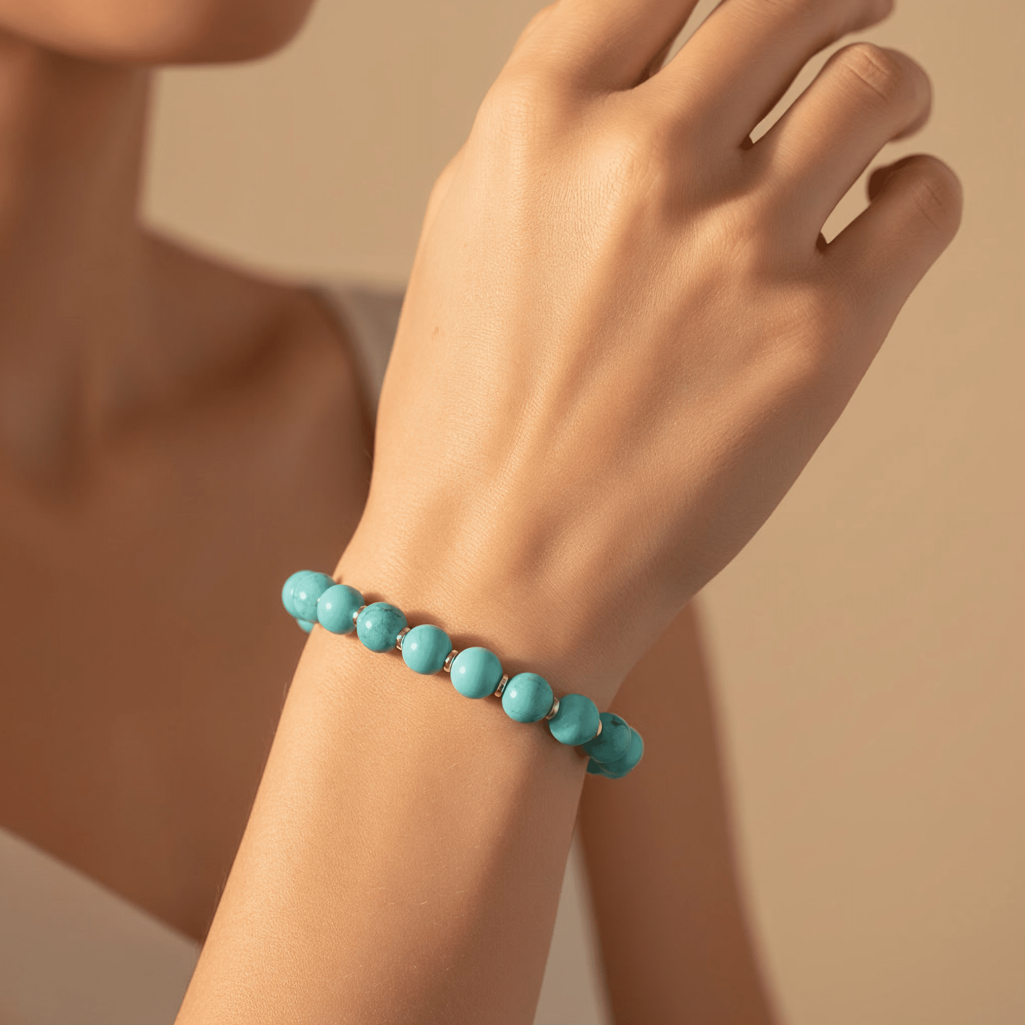 Skybound Turquoise Bracelet by JWPatronus – natural crystal bracelet for women