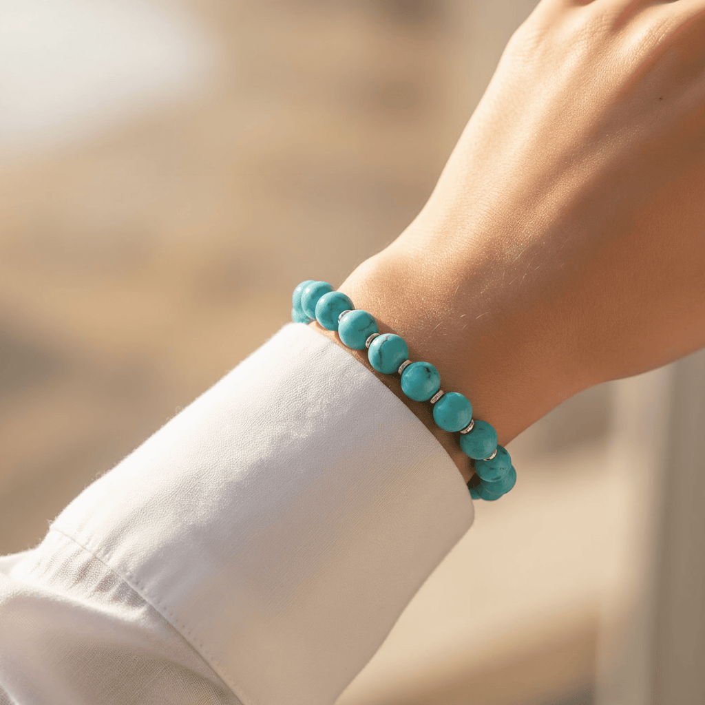Skybound Turquoise Bracelet by JWPatronus – natural crystal bracelet for women