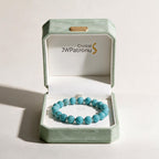 Skybound natural turquoise bracelet presented in gift-ready jewelry packaging