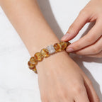 Solar Radiance Citrine Bracelet by JWPatronus – natural crystal bracelet for women