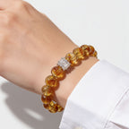 Solar Radiance Citrine Bracelet by JWPatronus – natural crystal bracelet for women