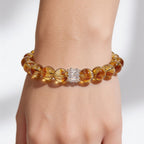 Solar Radiance Citrine Bracelet by JWPatronus – natural crystal bracelet for women