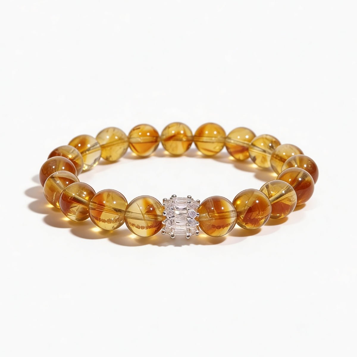 Solar Radiance Citrine Bracelet by JWPatronus – natural crystal bracelet for women