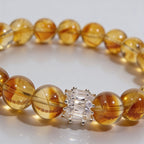 Solar Radiance Citrine Bracelet by JWPatronus – natural crystal bracelet for women