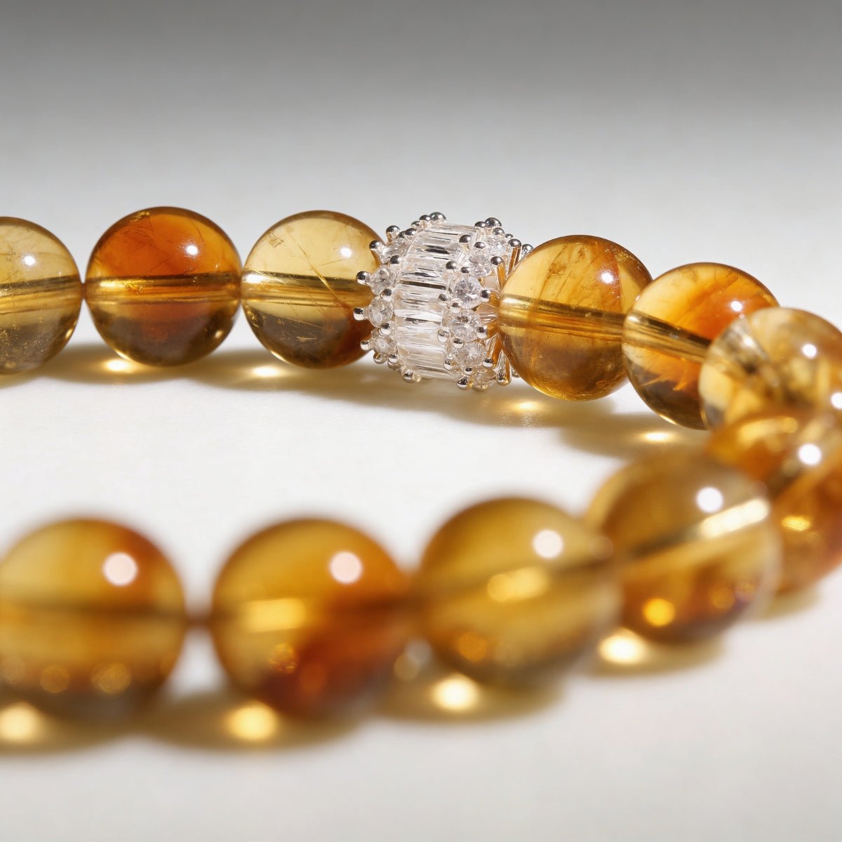 Solar Radiance Citrine Bracelet by JWPatronus – natural crystal bracelet for women