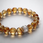 Solar Radiance Citrine Bracelet by JWPatronus – natural crystal bracelet for women