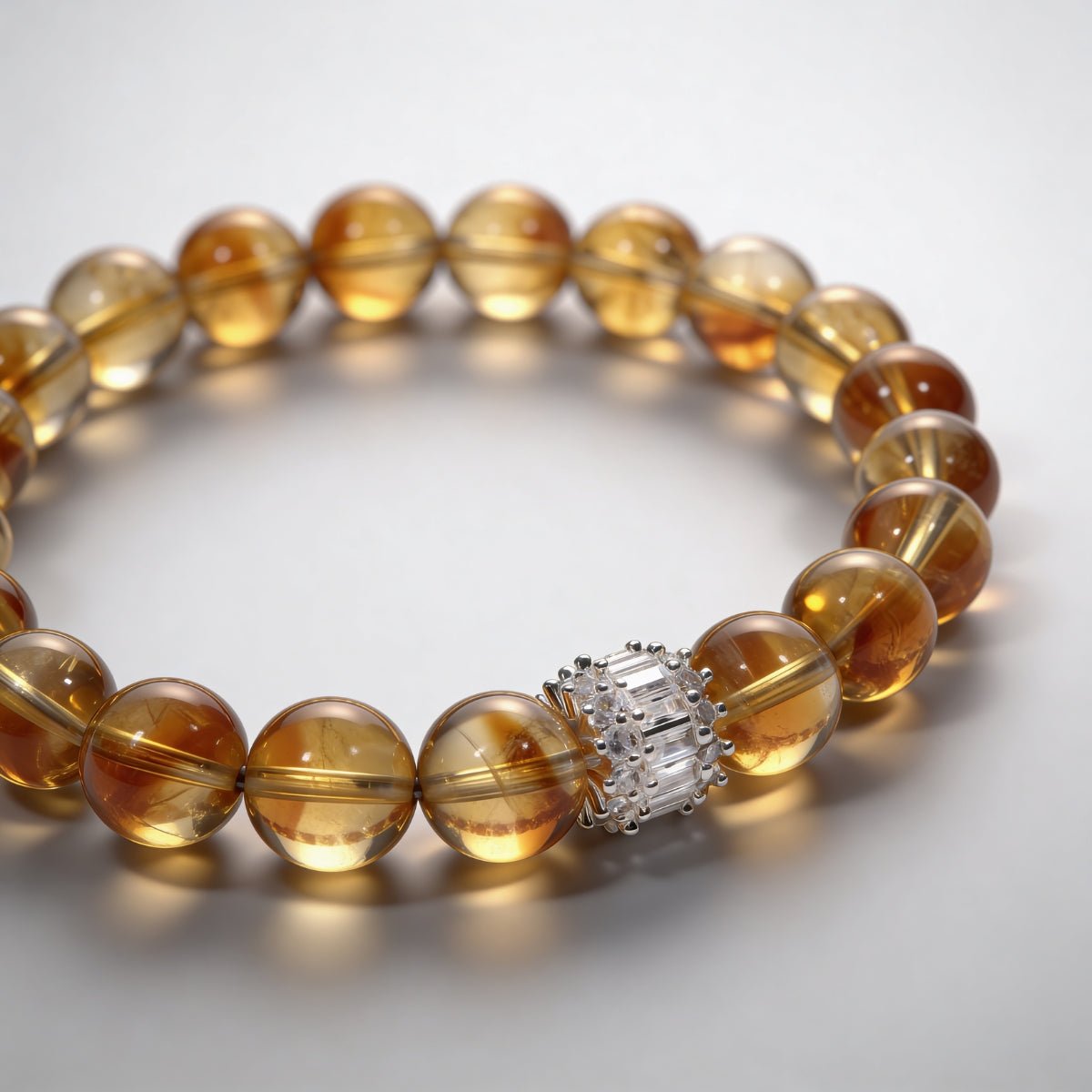 Solar Radiance Citrine Bracelet by JWPatronus – natural crystal bracelet for women