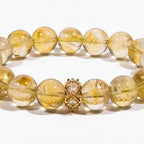 Sunlit Abundance Brazilian Citrine Bracelet by JWPatronus – natural crystal bracelet for women