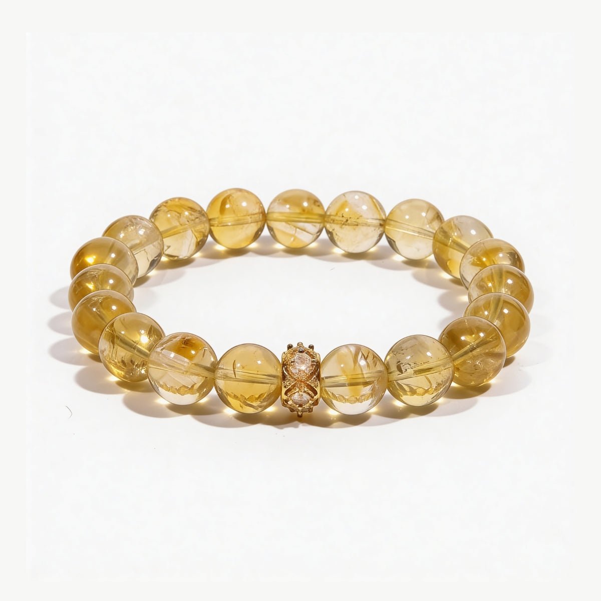 Sunlit Abundance Brazilian Citrine Bracelet by JWPatronus – natural crystal bracelet for women