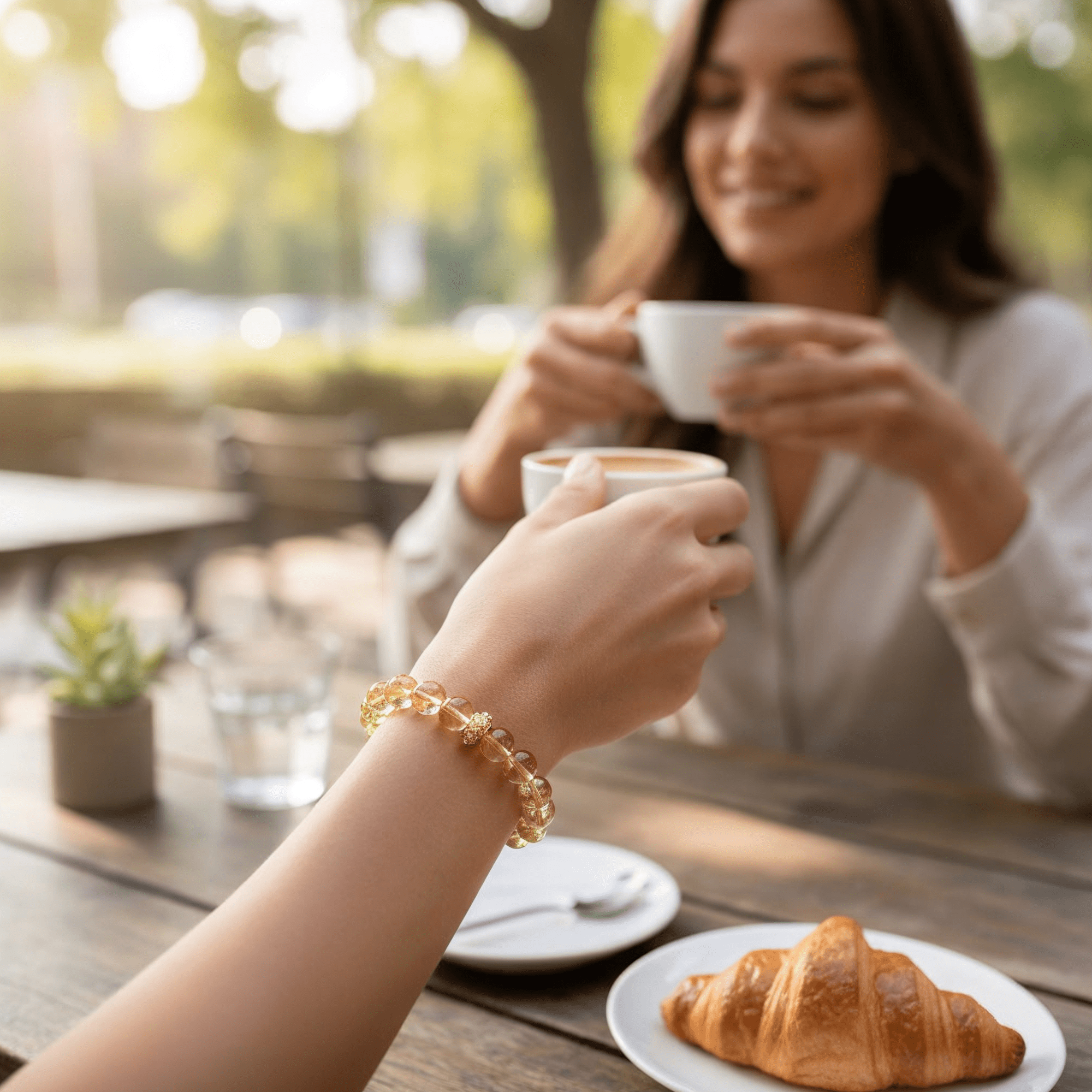 Sunlit Abundance Brazilian Citrine Bracelet by JWPatronus – natural crystal bracelet for women