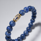 Tranquil Lapis Lazuli Beaded Bracelet by JWPatronus – natural crystal bracelet for women