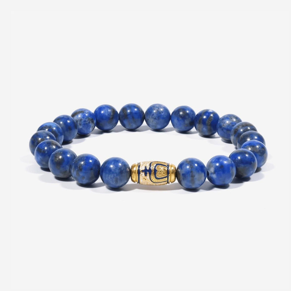 Tranquil Lapis Lazuli Beaded Bracelet by JWPatronus – natural crystal bracelet for women