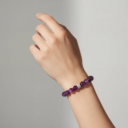 Serenity Bloom Amethyst Bracelet - JWPatronus