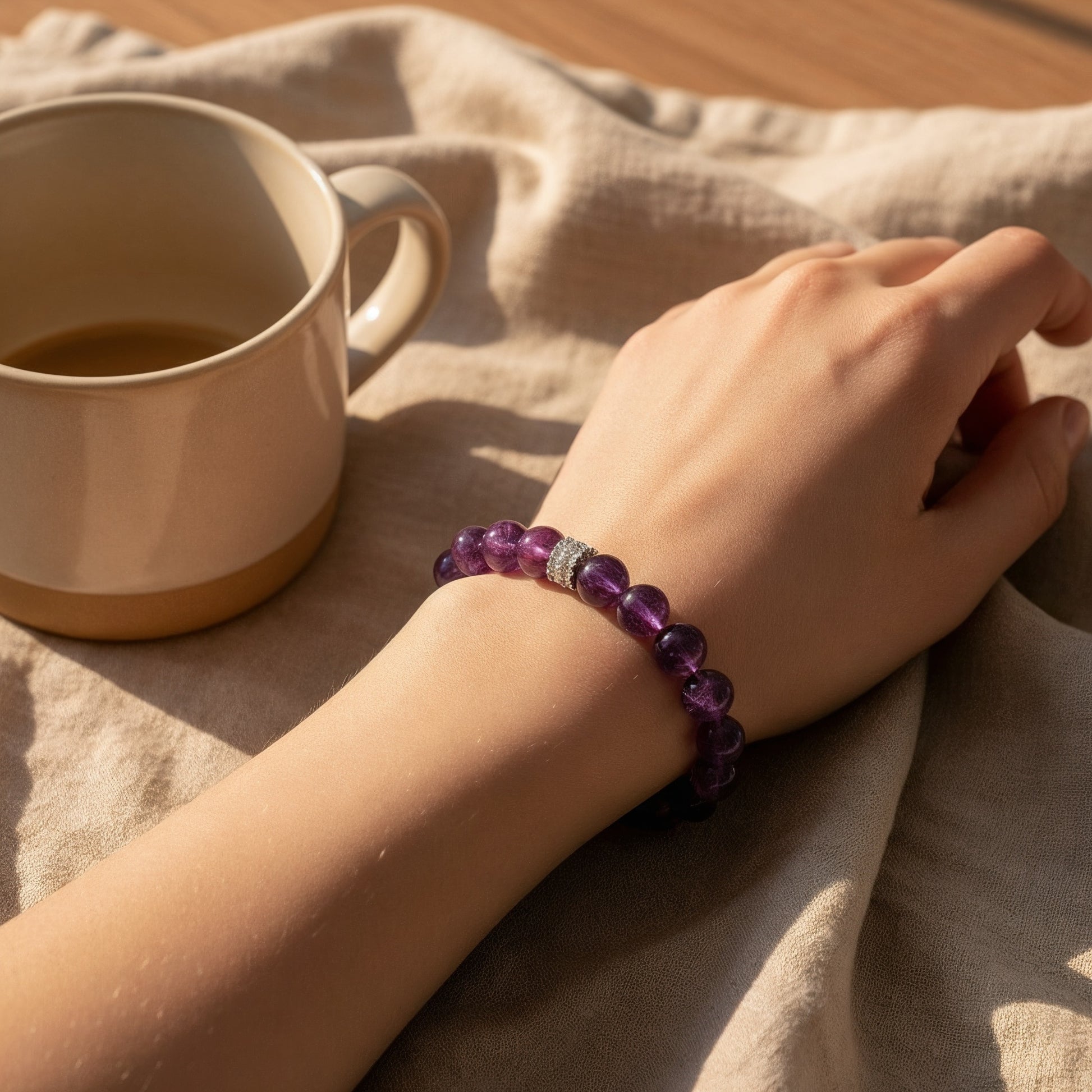 Inner Grace Amethyst Bracelet - JWPatronus
