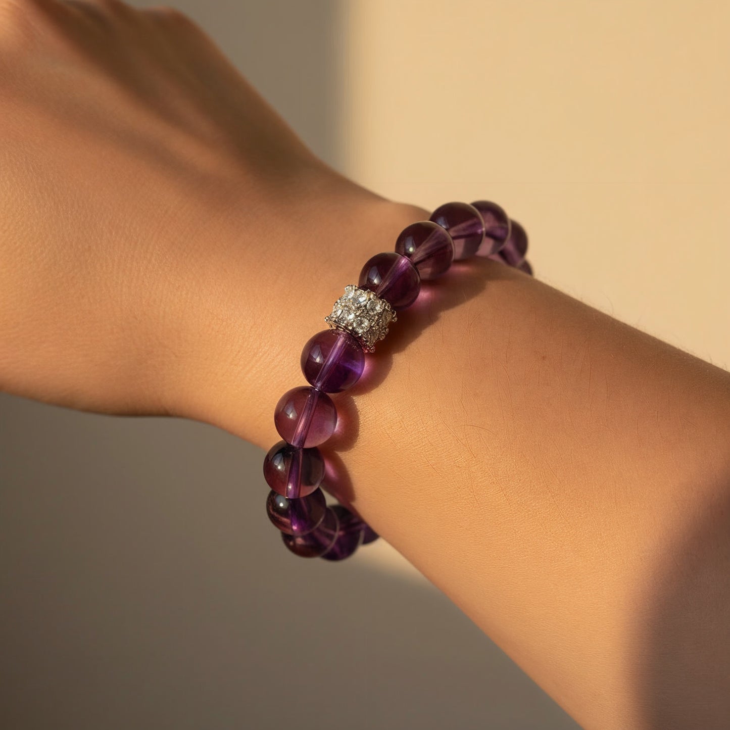 Serenity Bloom Amethyst Bracelet - JWPatronus