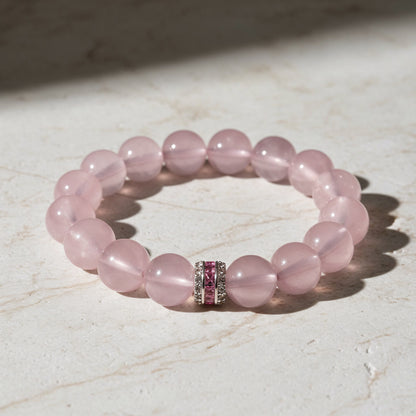 Pure Heart Rose Quartz Bracelet - JWPatronus