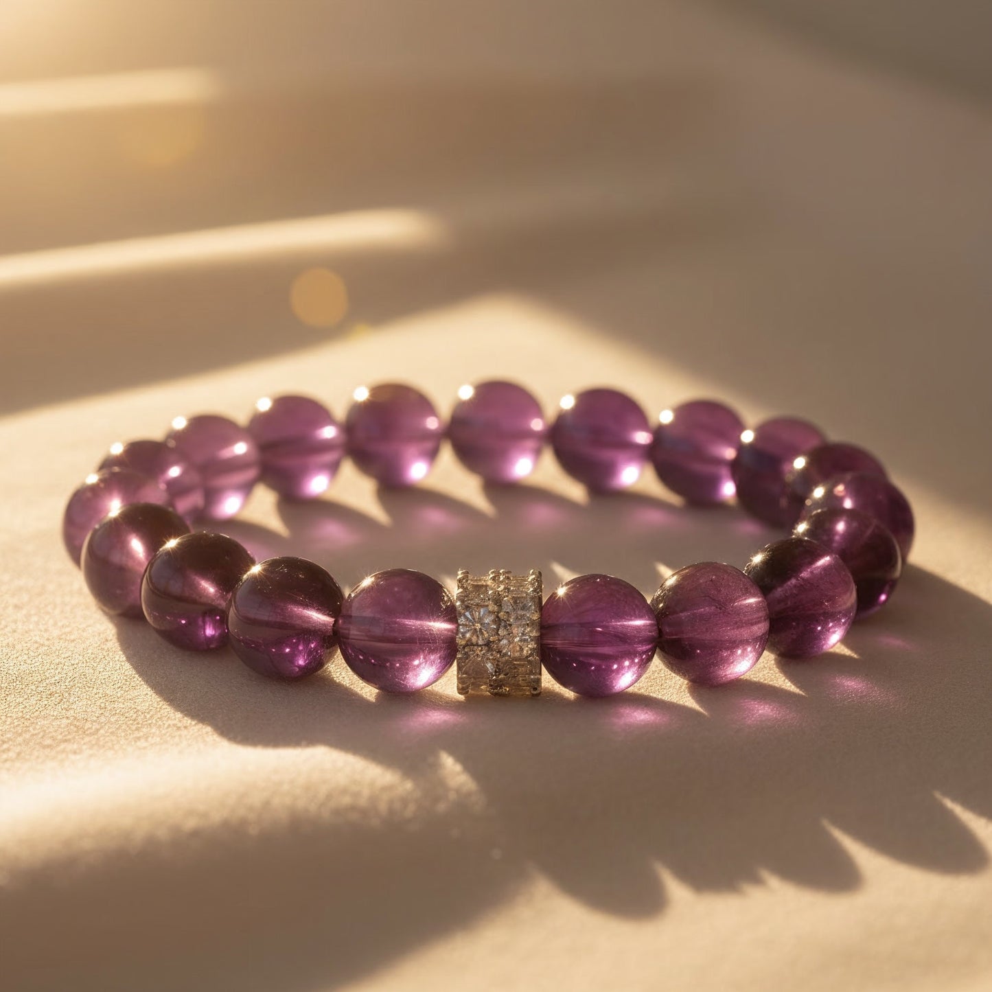 Serenity Bloom Amethyst Bracelet - JWPatronus