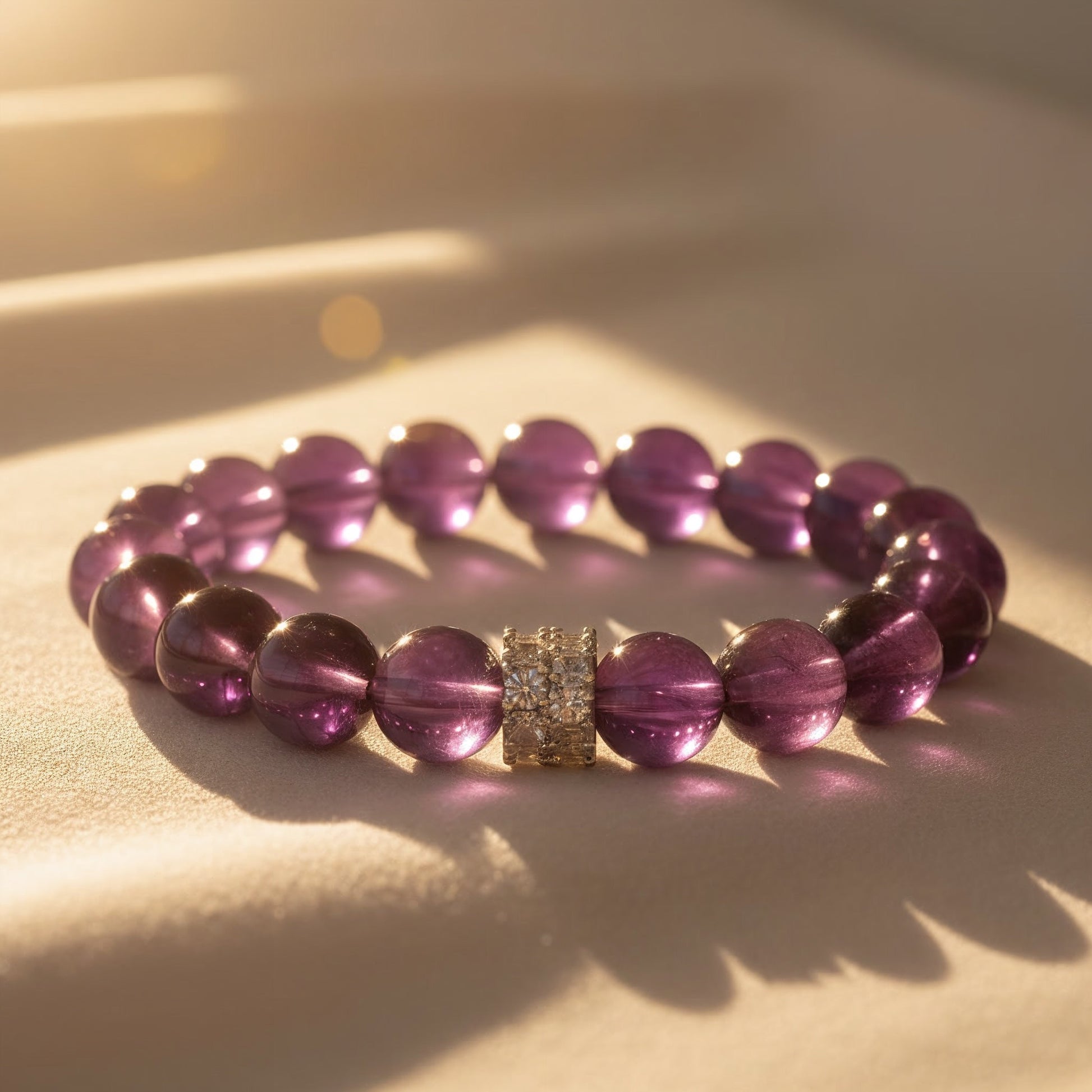 Serenity Bloom Amethyst Bracelet - JWPatronus