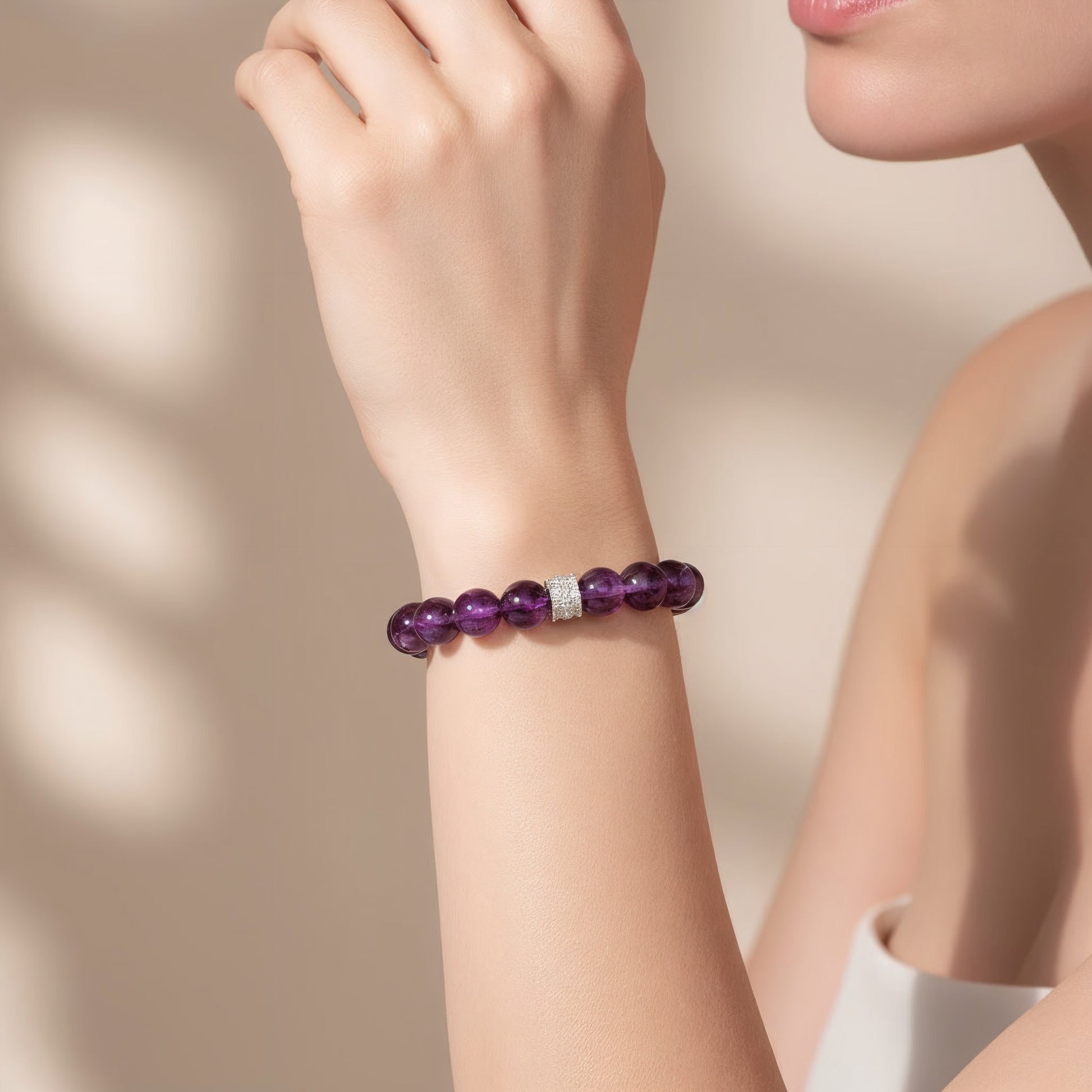 Inner Grace Amethyst Bracelet - JWPatronus