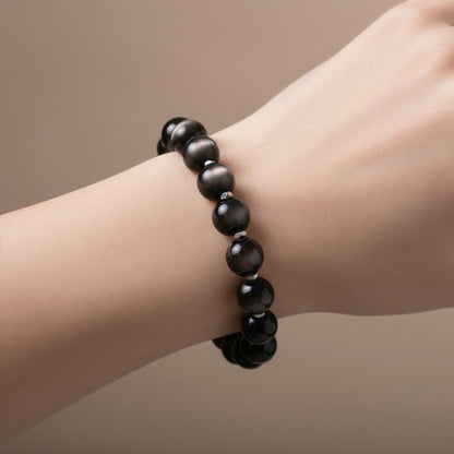 Silent Guardian Obsidian Bracelet - JWPatronus