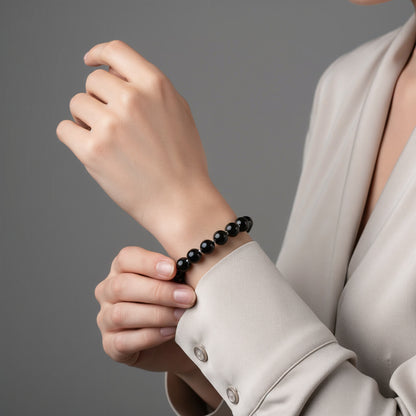 Silent Guardian Obsidian Bracelet - JWPatronus