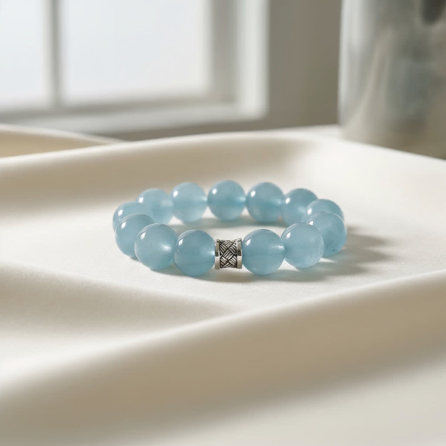 Ocean’s Grace Aquamarine Bracelet - JWPatronus